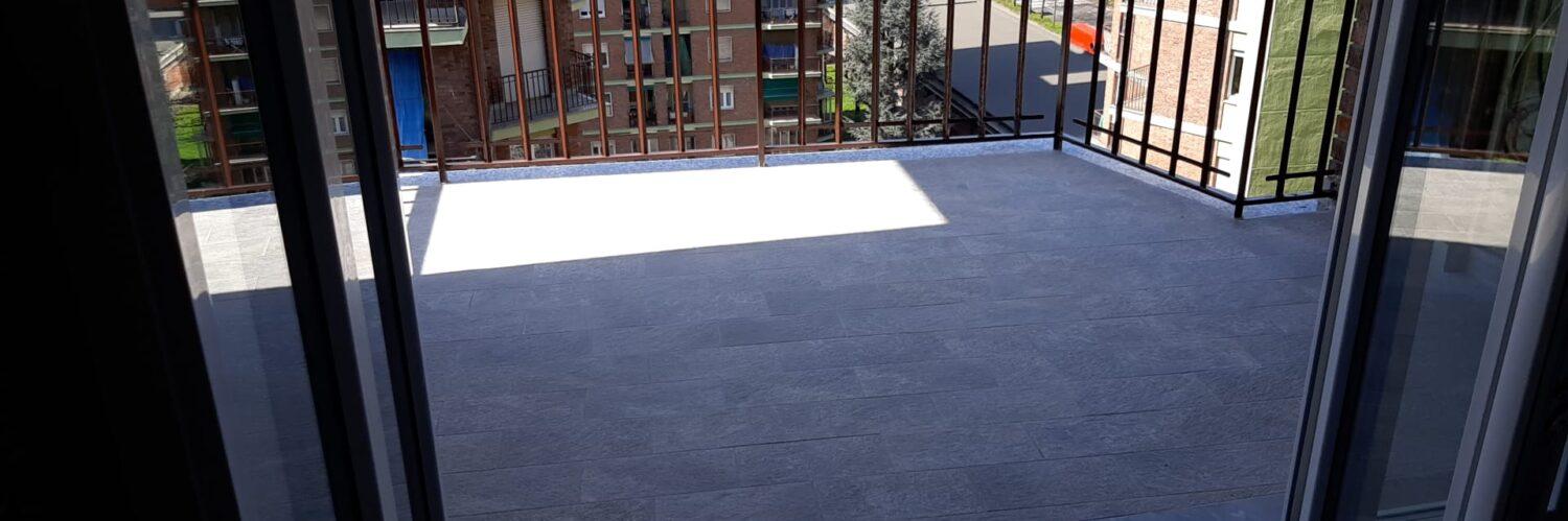 Un balcone appena rifatto